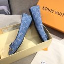 Louis Vuitton Gloria Flat Loafer Blue For Women LV