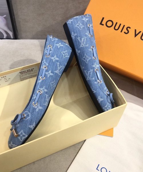 Louis Vuitton Gloria Flat Loafer Blue For Women LV