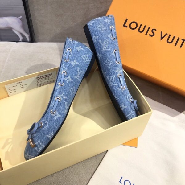 Louis Vuitton Gloria Flat Loafer Blue For Women LV