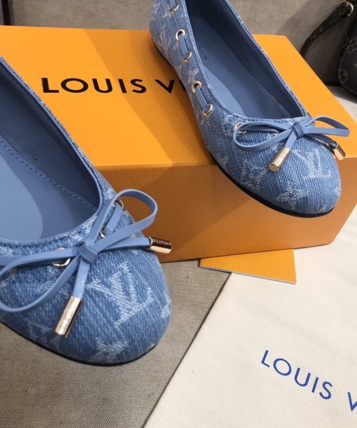 Louis Vuitton Gloria Flat Loafer Blue For Women LV