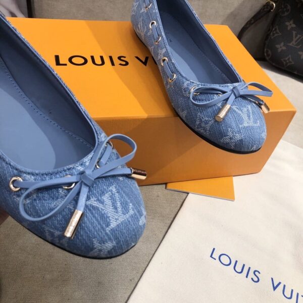 Louis Vuitton Gloria Flat Loafer Blue For Women LV