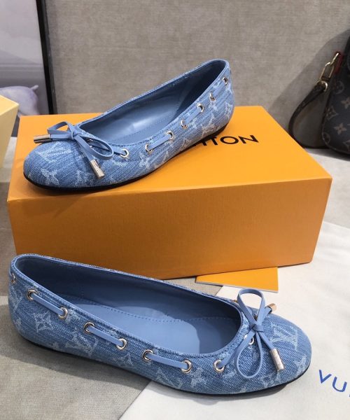 Louis Vuitton Gloria Flat Loafer Blue For Women LV