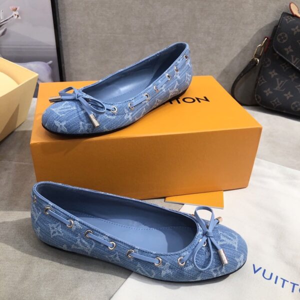 Louis Vuitton Gloria Flat Loafer Blue For Women LV