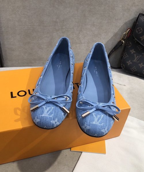 Louis Vuitton Gloria Flat Loafer Blue For Women LV