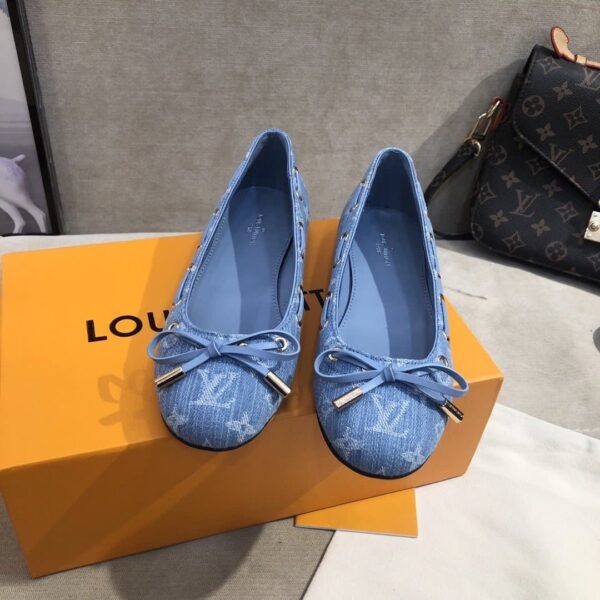 Louis Vuitton Gloria Flat Loafer Blue For Women LV