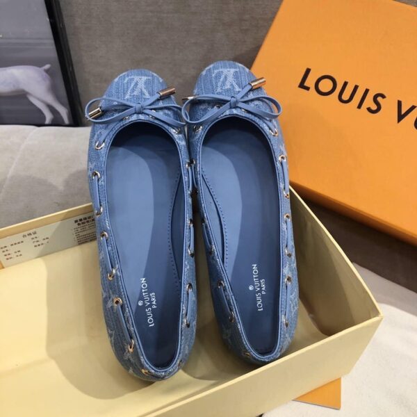 Louis Vuitton Gloria Flat Loafer Blue For Women LV