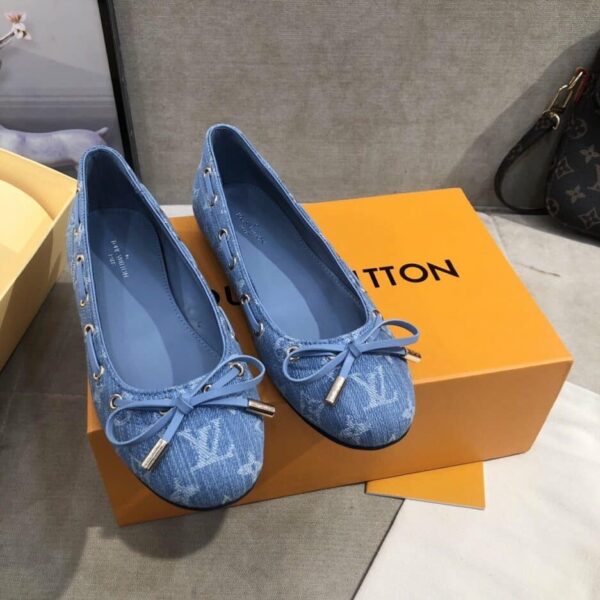 Louis Vuitton Gloria Flat Loafer Blue For Women LV