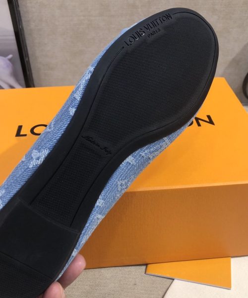 Louis Vuitton Gloria Flat Loafer Blue For Women LV