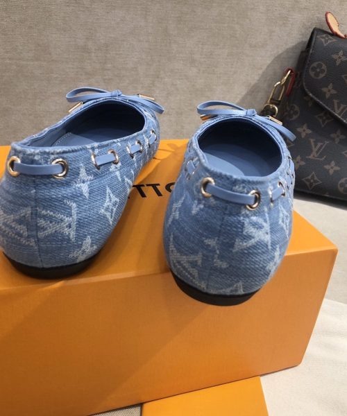 Louis Vuitton Gloria Flat Loafer Blue For Women LV