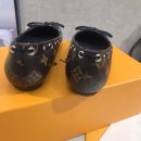 Louis Vuitton Gloria Flat Loafer Patent Monogram Material Brown For Women LV