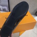 Louis Vuitton Gloria Flat Loafer Patent Monogram Material Brown For Women LV