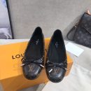 Louis Vuitton Gloria Flat Loafer Patent Monogram Material Brown For Women LV