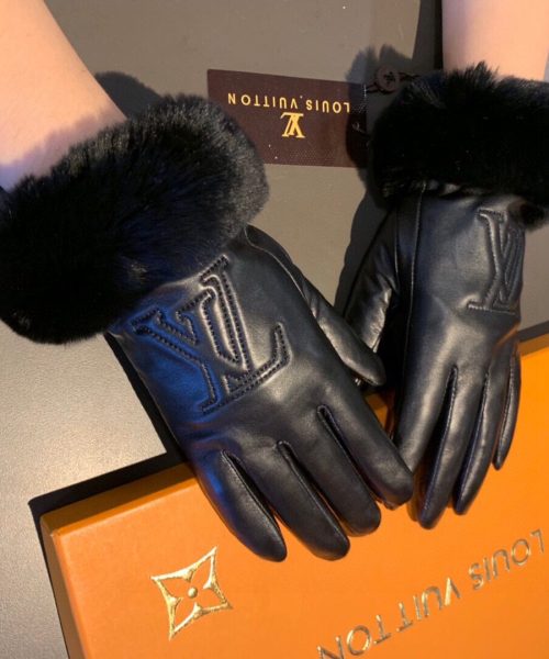 Louis Vuitton Gloves In Black