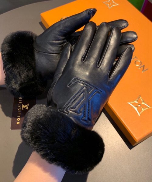 Louis Vuitton Gloves In Black