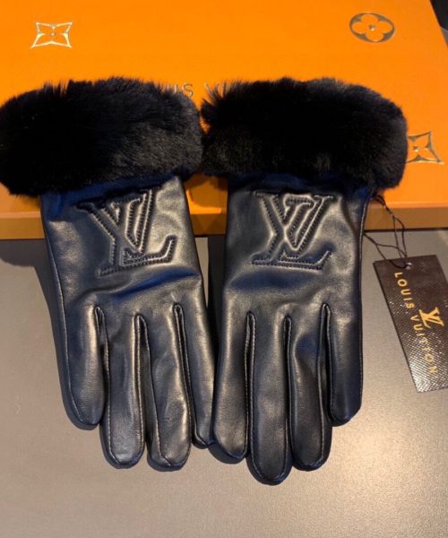 Louis Vuitton Gloves In Black