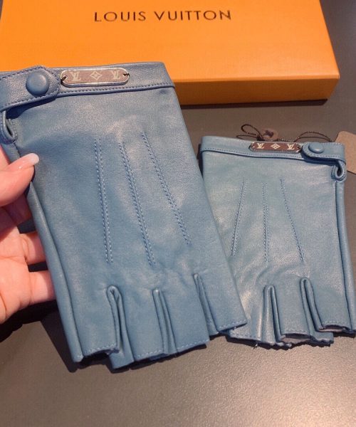 Louis Vuitton Gloves In Blue