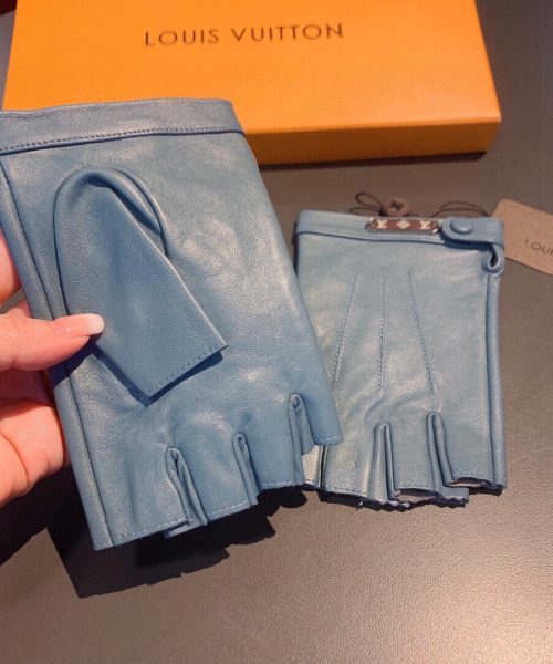 Louis Vuitton Gloves In Blue