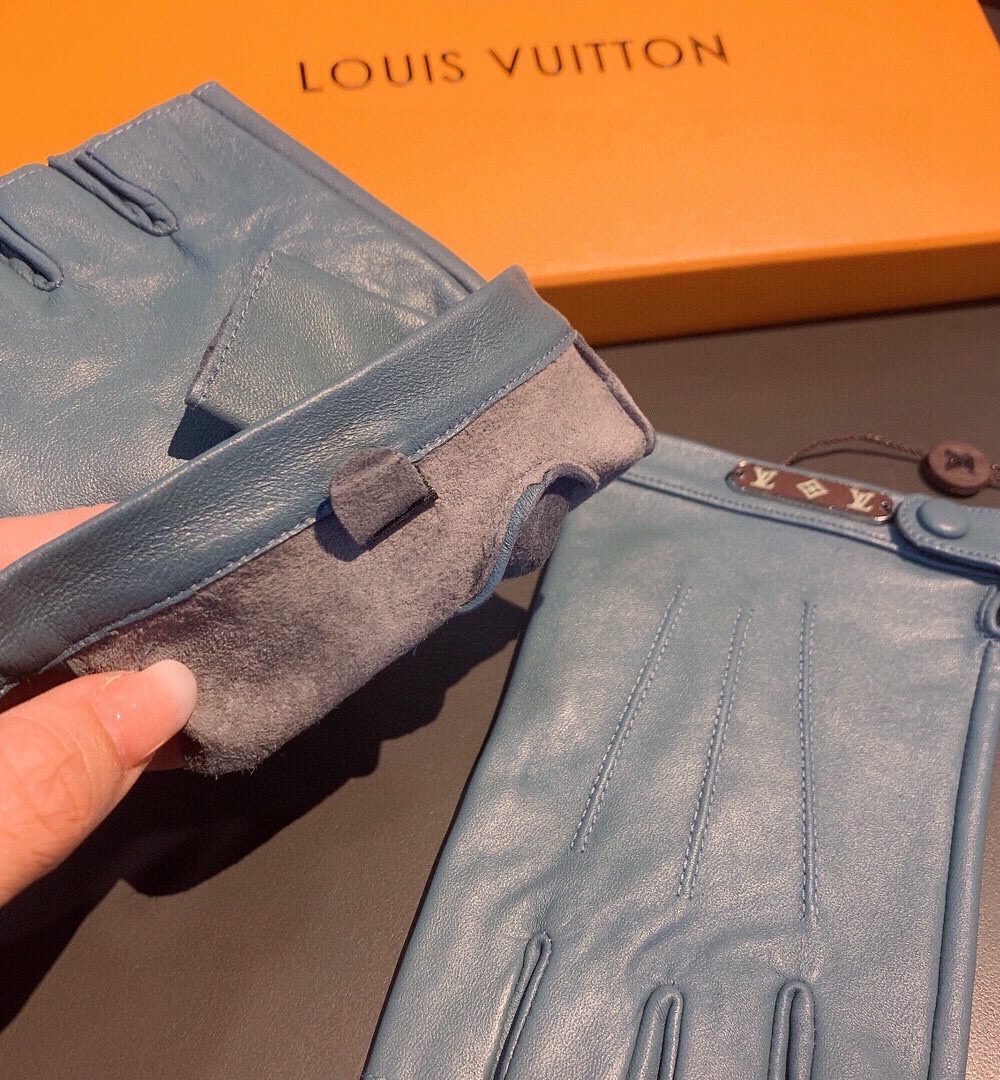 Louis Vuitton Gloves In Blue