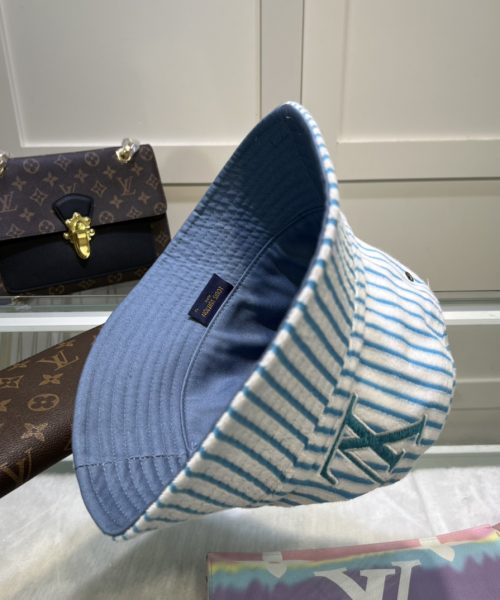 Louis Vuitton Graphical Bucket Hat White LV Cap