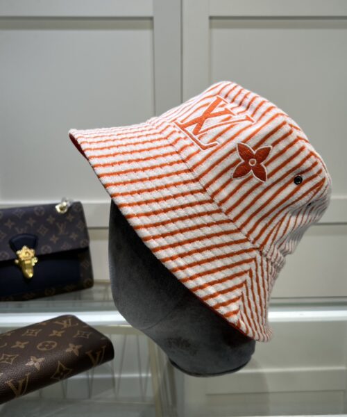 Louis Vuitton Graphical Bucket Hat White LV Cap