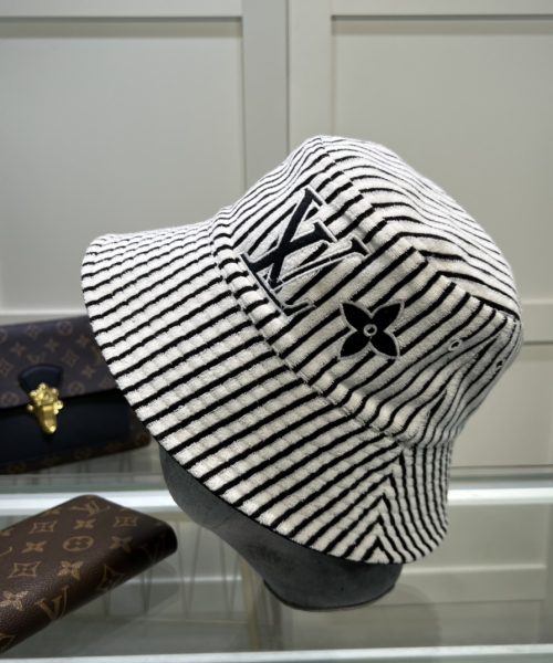Louis Vuitton Graphical Bucket Hat White LV Cap