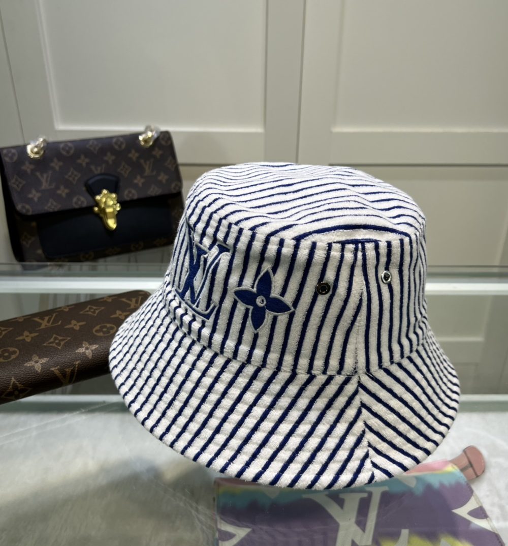 Louis Vuitton Graphical Bucket Hat White LV Cap M77622