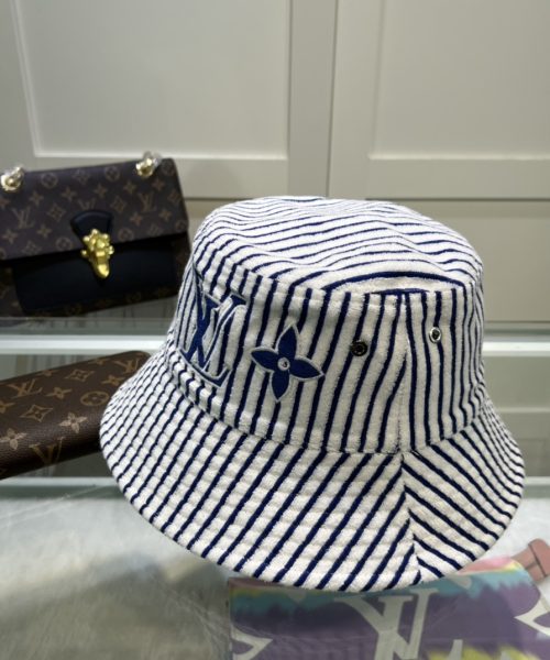 Louis Vuitton Graphical Bucket Hat White LV Cap M77622