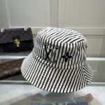 Louis Vuitton Graphical Bucket Hat White LV Cap