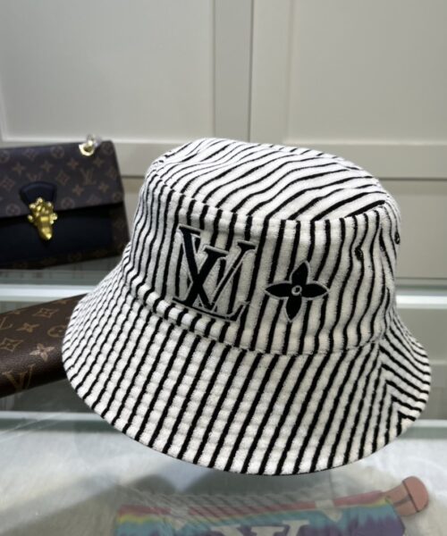 Louis Vuitton Graphical Bucket Hat White LV Cap