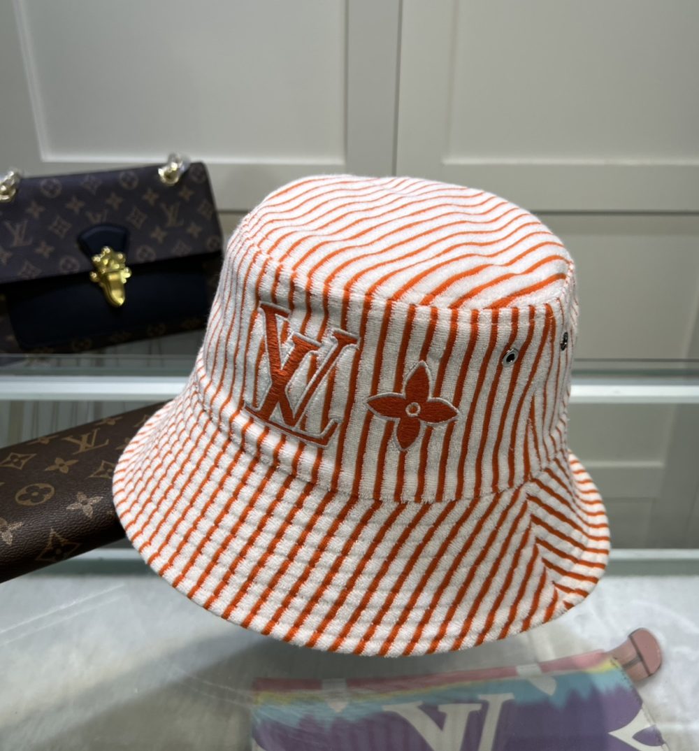 Louis Vuitton Graphical Bucket Hat White LV Cap