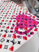Louis Vuitton I LV U Pink Square Scarf 90cm/35in M77354 