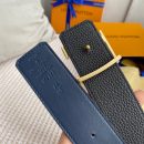 1:1 Replica Louis Vuitton Iconic Reversible LV Belt Black LV Women Belt