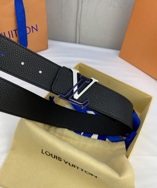 1:1 Replica Louis Vuitton Iconic Reversible LV Belt Black LV Women Belt