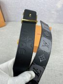 1:1 Replica Louis Vuitton Iconic Reversible LV Belt Black LV Women Belt