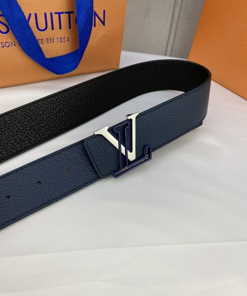 1:1 Replica Louis Vuitton Iconic Reversible LV Belt Black LV Women Belt
