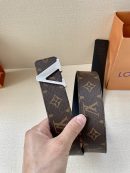 1:1 Replica Louis Vuitton Iconic Reversible LV Belt Brown LV Women Belt