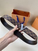 1:1 Replica Louis Vuitton Iconic Reversible LV Belt Brown LV Women Belt