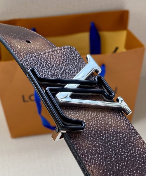 1:1 Replica Louis Vuitton Iconic Reversible LV Belt Brown LV Women Belt