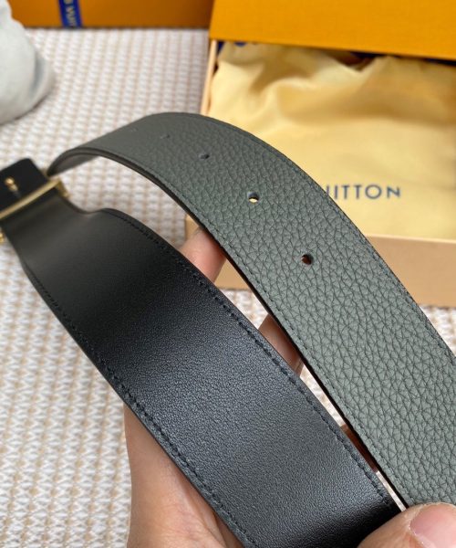 1:1 Replica Louis Vuitton Iconic Reversible LV Belt Grey LV Women Belt