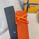 1:1 Replica Louis Vuitton Iconic Reversible LV Belt Orange LV Women Belt
