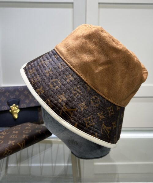 Louis Vuitton Illusion Denim Monogram Bucket Hat Brown LV Hat