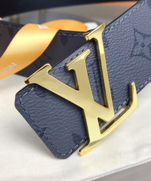 1:1 Replica Louis Vuitton Initiales Reversible LV Belt Monogram Eclipse LV Women Belt