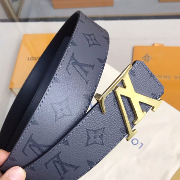 1:1 Replica Louis Vuitton Initiales Reversible LV Belt Monogram Eclipse LV Women Belt