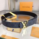 1:1 Replica Louis Vuitton Initiales Reversible LV Belt Monogram Eclipse LV Women Belt