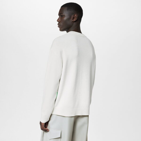 Louis Vuitton Intarsia Cashmere Wool Crewneck For Men- 1ABXYA