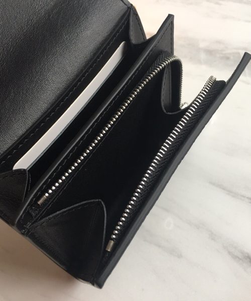 1:1 Replica Louis Vuitton Iris Compact Wallet Mahina Black For Women, Women's Wallet 4.7in/12cm LV M62540