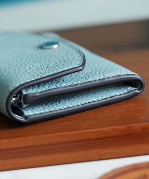 1:1 Replica Louis Vuitton Iris Compact Wallet Mahina Light Blue For Women, Women's Wallets 4.2in/12cm LV