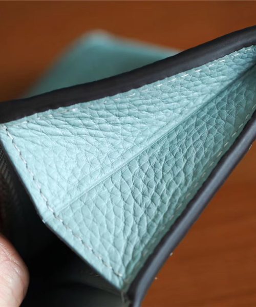 1:1 Replica Louis Vuitton Iris Compact Wallet Mahina Light Blue For Women, Women's Wallets 4.2in/12cm LV