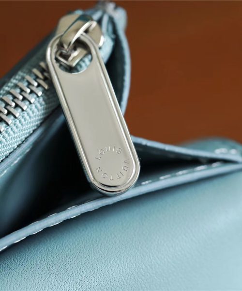 1:1 Replica Louis Vuitton Iris Compact Wallet Mahina Light Blue For Women, Women's Wallets 4.2in/12cm LV