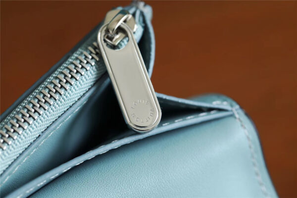 Louis Vuitton Iris Compact Wallet Mahina Light Blue For Women, Women's Wallets 4.2in/12cm LV